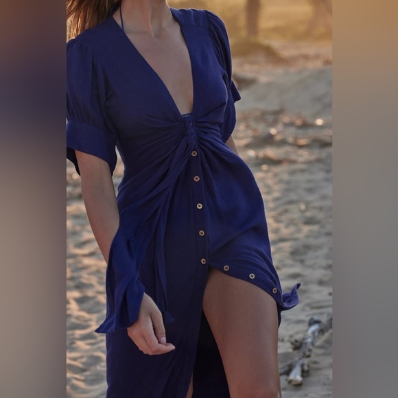 ❤️Free People Vintage Summer Midi Dress - Picture 4 of 8